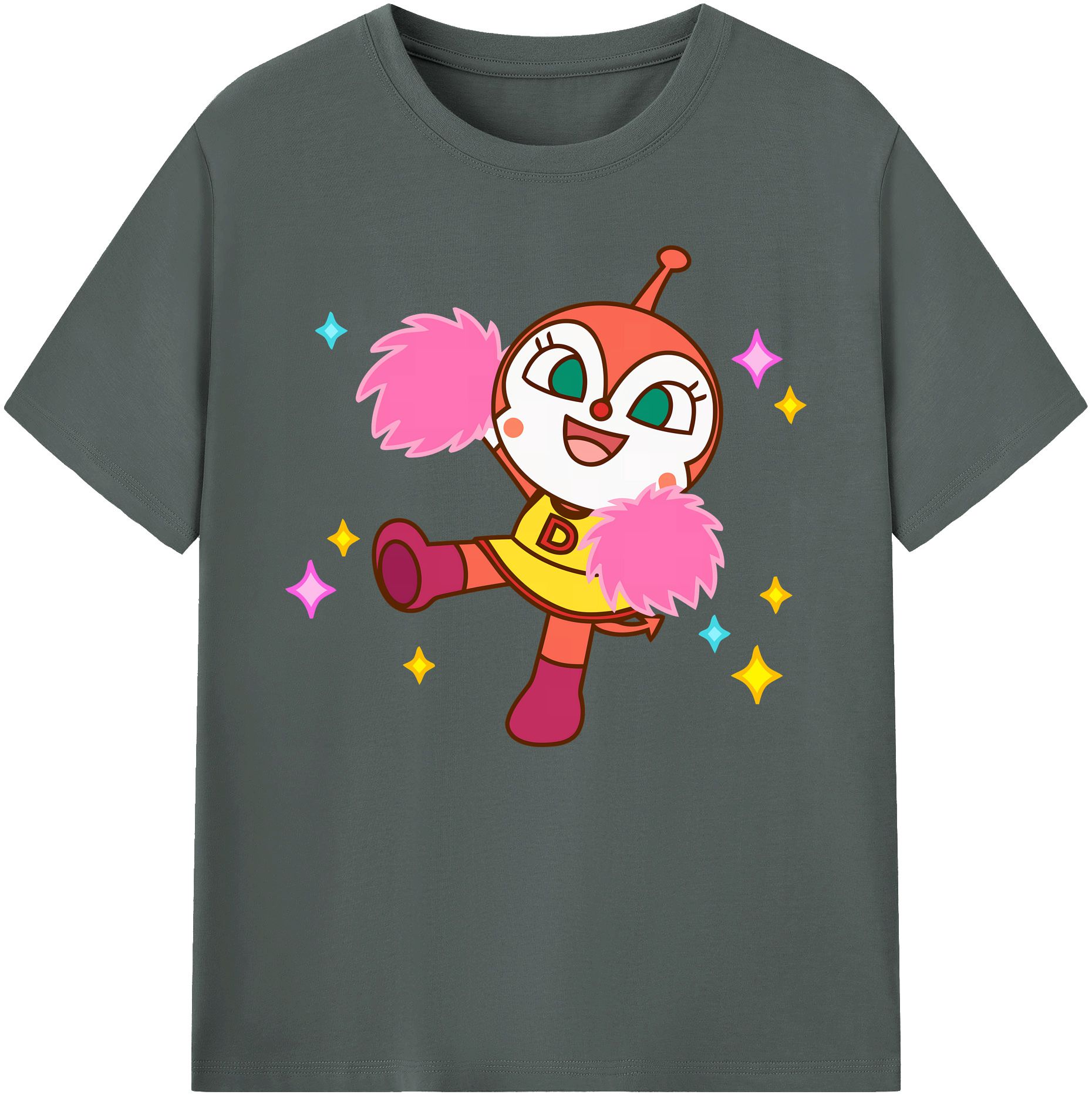 （画像用） アンパンマン Anpanman 綿100％ メンズ半袖Tシャツ｜肌触りやわらか＆通気性